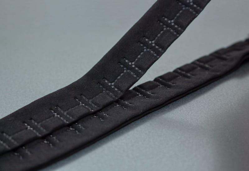 Matière textile et zip magnétique Systemmag